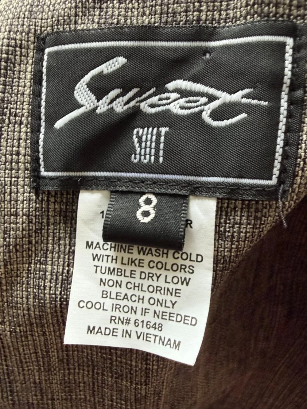 Sweet Suit brown vintage inspired cropped blazer size 8 retro cottagecore jacket